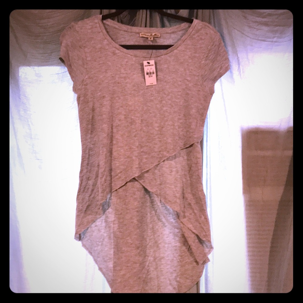 Express grey tee NWT